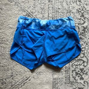 Blue lulu shorts